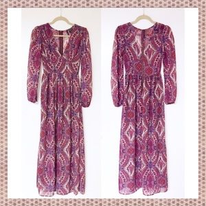 Long sleeve maxi dress by Fire Los Angeles. XS